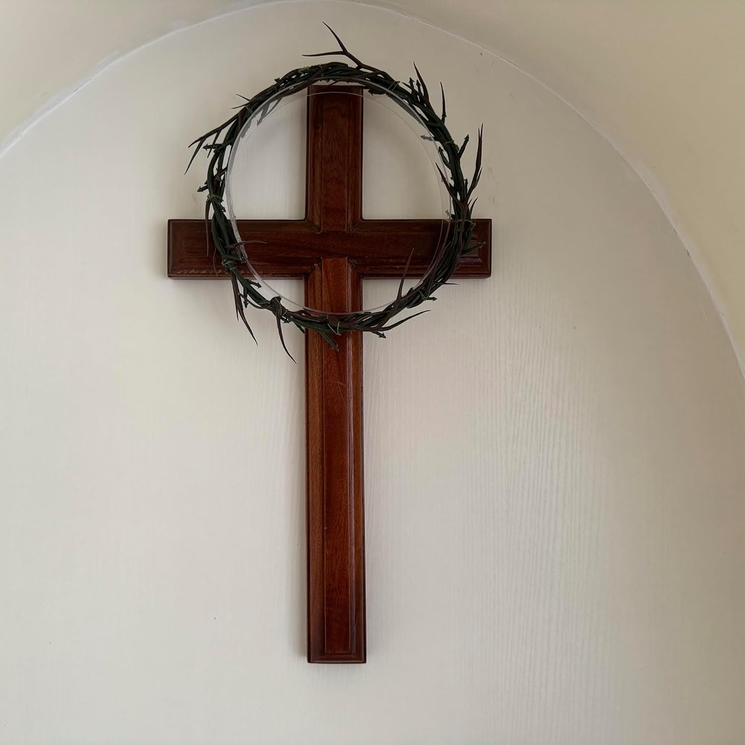 Rooherd 3 with iron nails jesus Crucifixion Flat Head Nail Christian Sunday School props crown of thorns