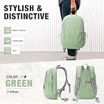G4Free 15L Lightweight Water Resistant Hiking Backpack with Adjustable Chest Strap for Women Men, School College Backpack