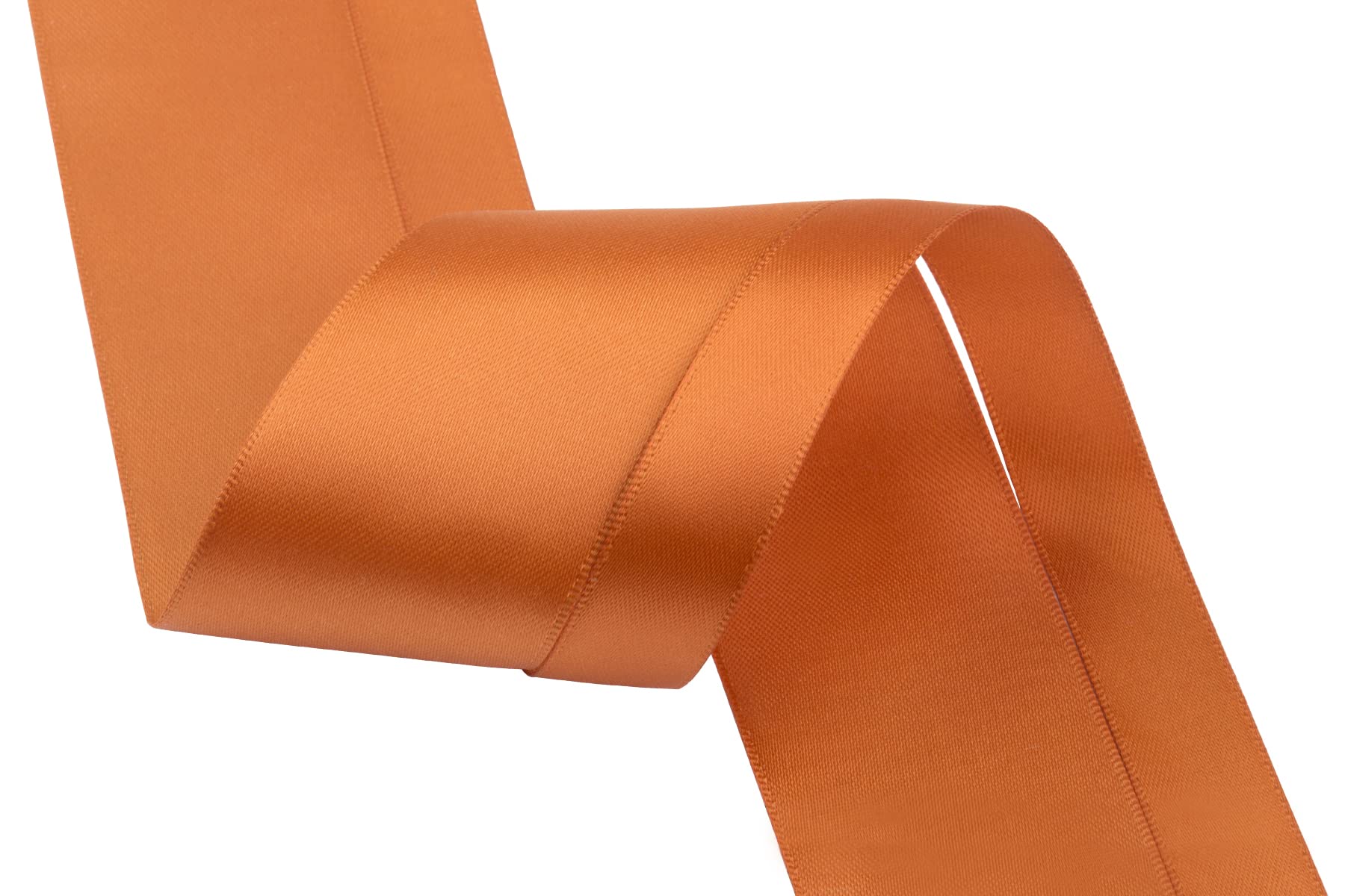 Zofrud 2 Rolls of Coper Double Faced Satin Ribbon - 18 Meters Total (16mm and 38mm x 9M) - Ideal for Crafts Gift Wrapping, and Weddings - Image 3