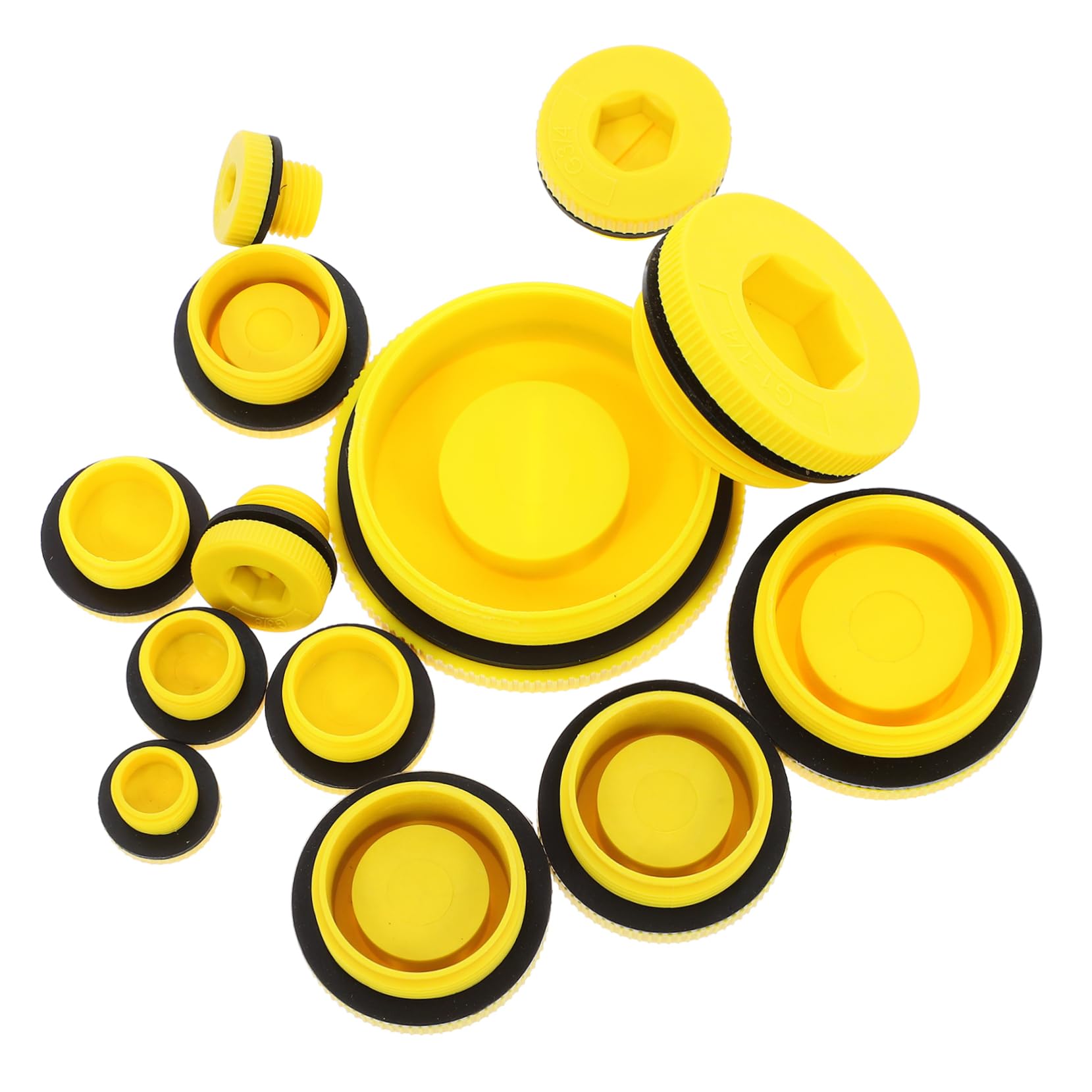 52piezas Tapones De Sellado De Orificio Para De De Para Conexiones De Hidráulica Material y Pom Compatible