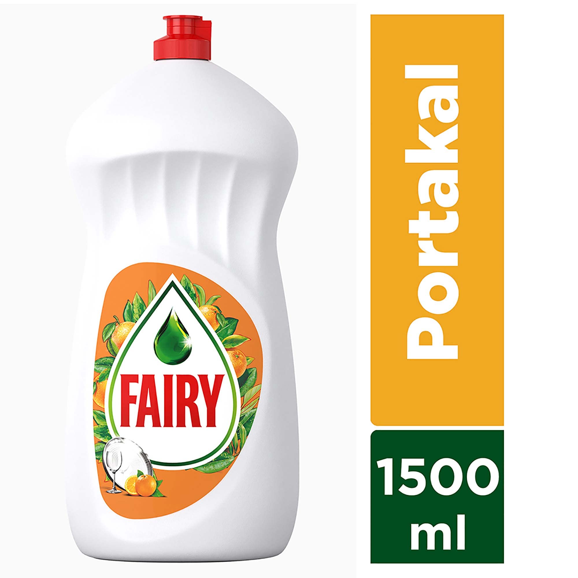 Fairy Sıvı Bulaşık Deterjanı Portakal Kokulu, 1500 ml