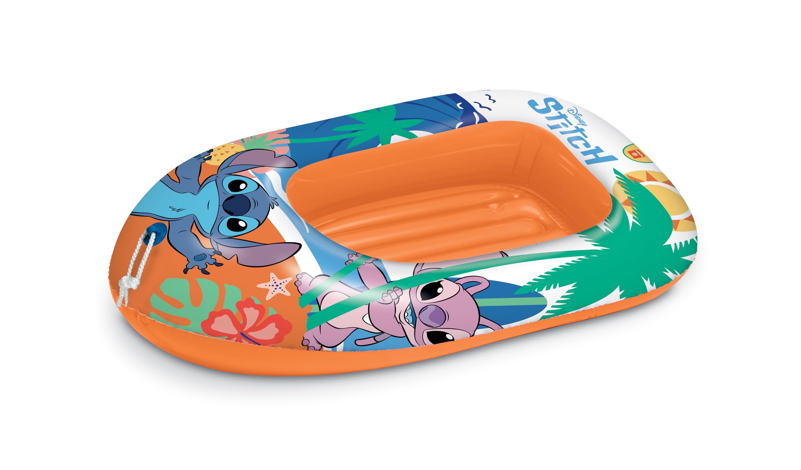 Mondo Toys Stitch Boat ponton z nadmuchiwaną podstawą 112 cm - 16955