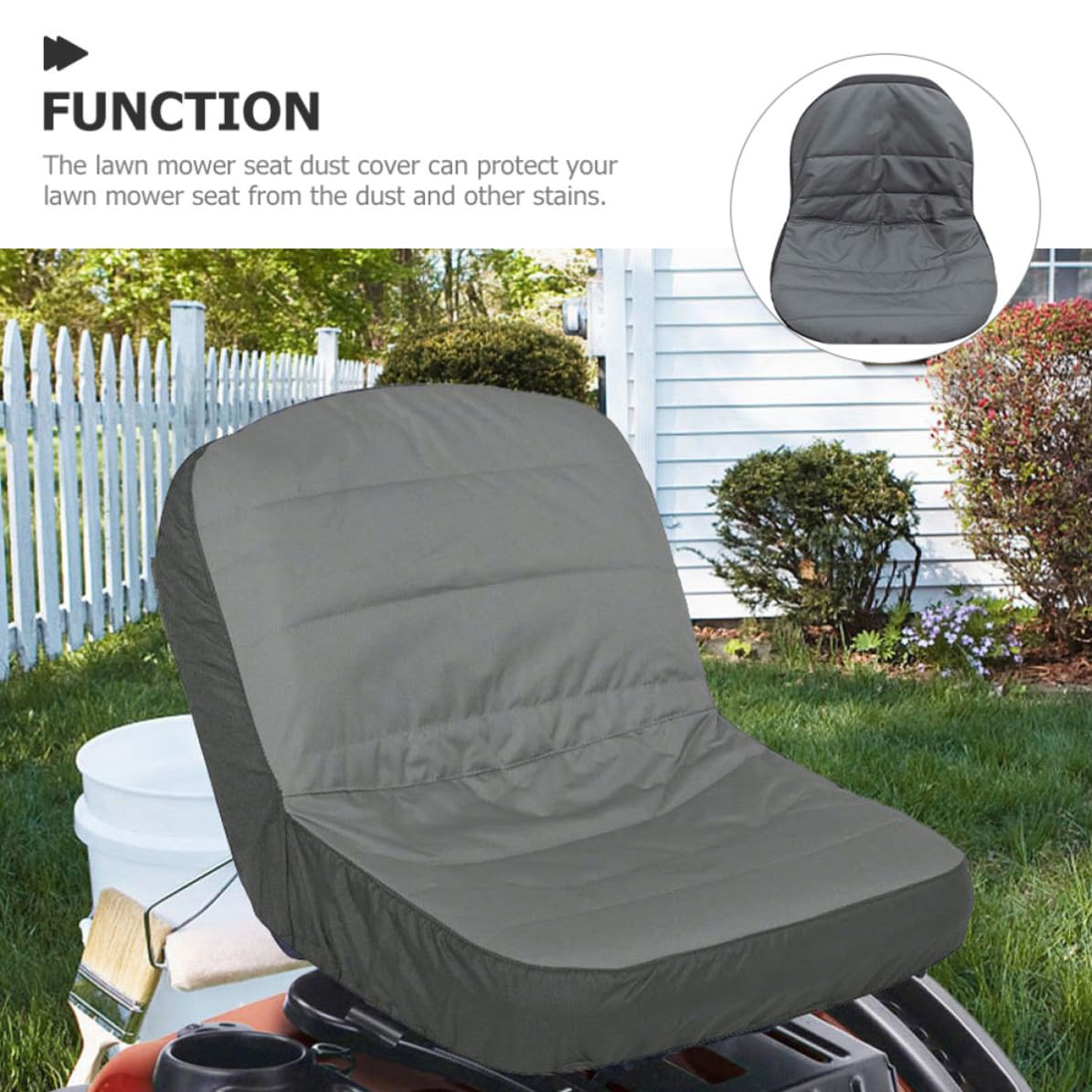 Funda para Asiento de Cortacésped, Tela Resistente