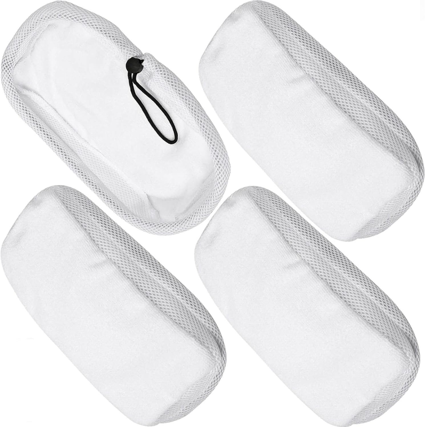 Daaxing 4pcs Microfiber Mop Cloths Pads, Steam Cleaner Pads Replacement For Morphy Richards 720020 720021 720502 9in1 Steam Mop Cloths Pads