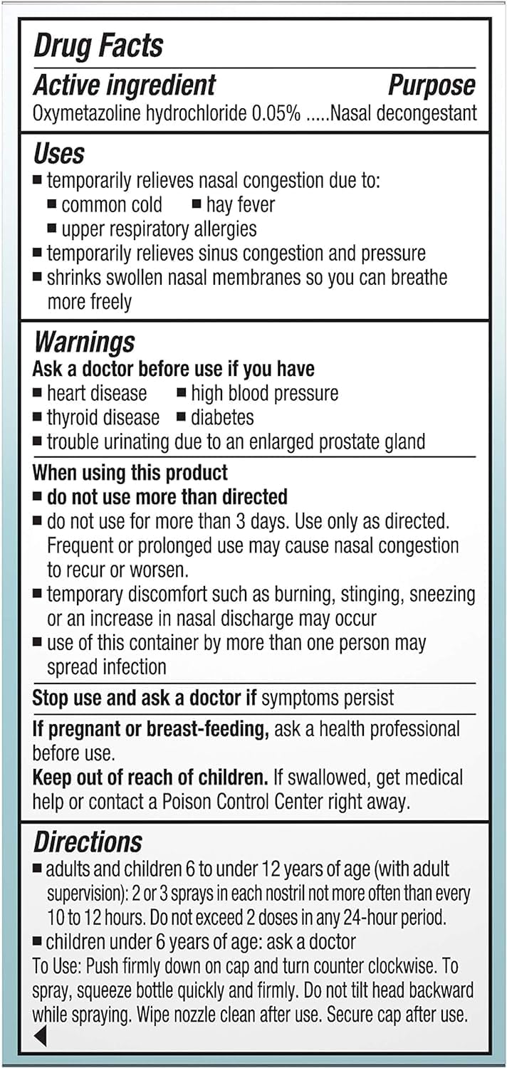 Afrin Severe Congestion Pump, 0.5 Ounce - Buy Packs and Save (Pack of 3)