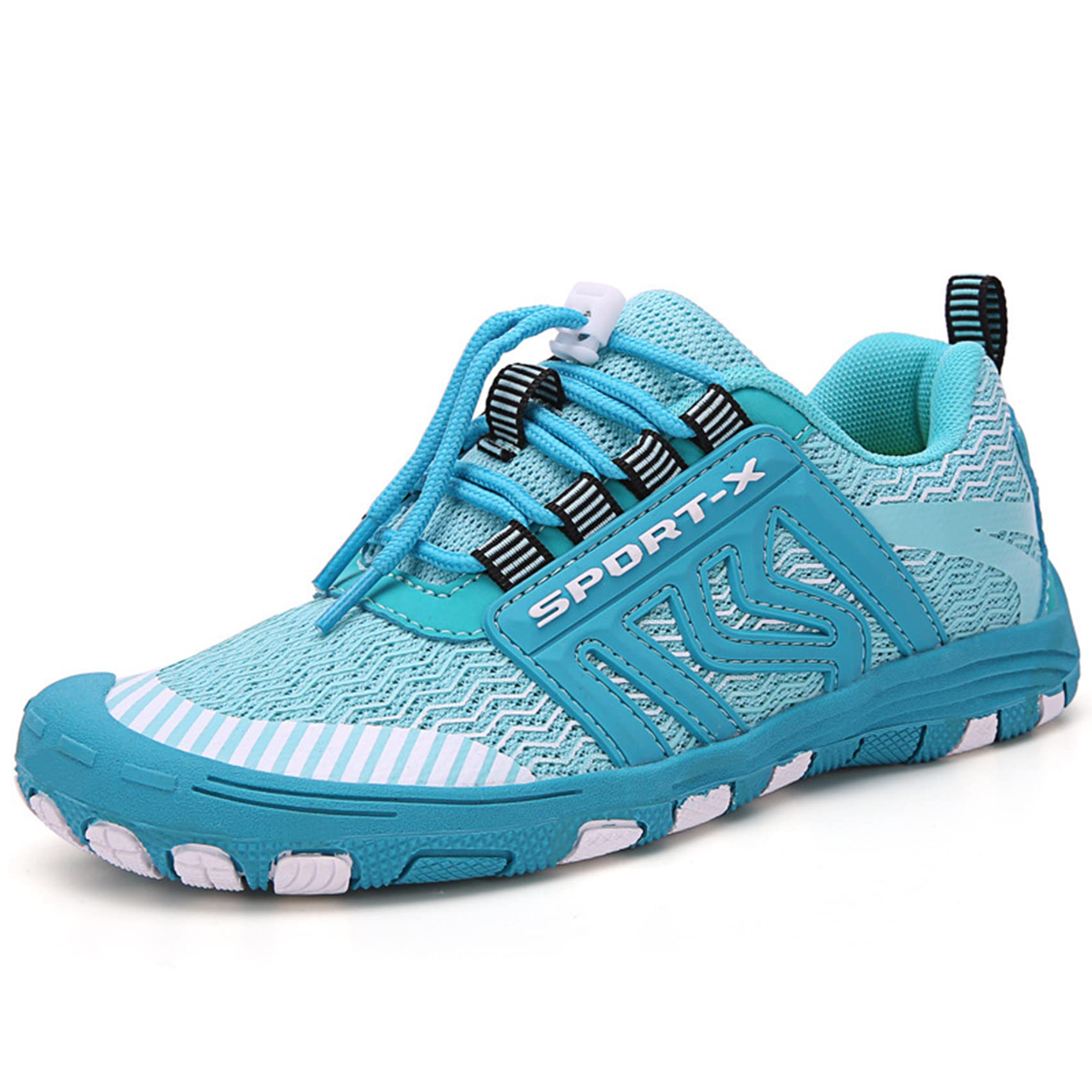 Zapatos Acuáticos Zapatos De Playa Para Mujeres Zapatos De Baño Para Hombres Descalzos Ropa De Buceo Para Mujeres Piscina Antideslizante Zapatos De Vela De Secado Rápido Zapatos Ligeros(41 EU, Blue)