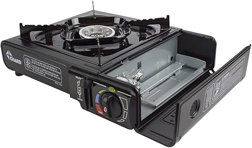 Miniatura 4 de CHARD Estufa de campamento de butano de un solo quemador SBBCS85