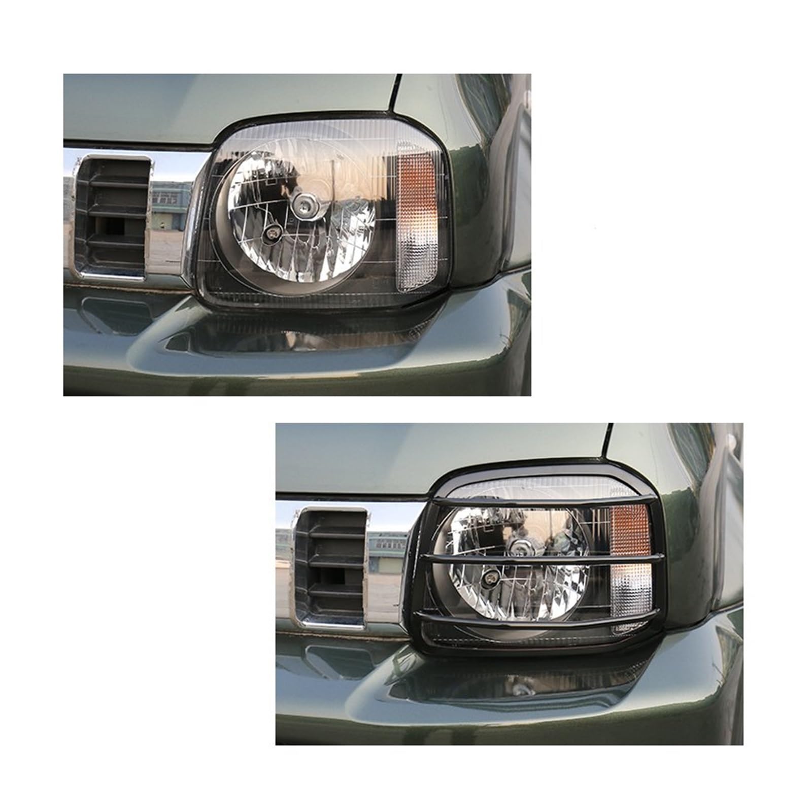 Anteriore Faro Copertura Auto Paralume Faro Copertura Griglia Copertura Luce Per Suzuki Per Jimny 2007 2008 2009 2010 2011 2012 2013 2014 2015 2016 2017 FaroCopriobiettivo