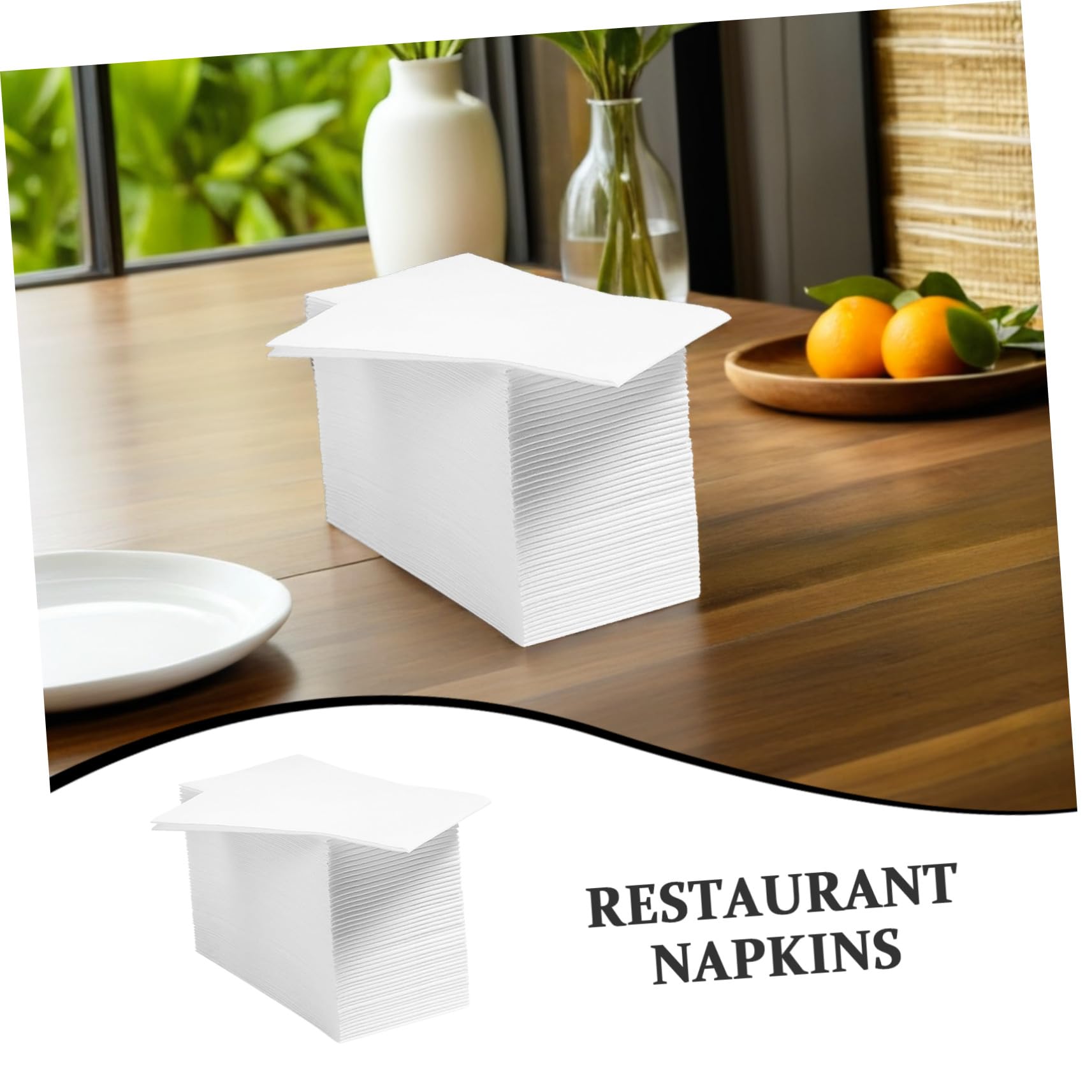 Servilletas de Papel Gruesas 100 Unidades, Plegadas para Banquetes y Bodas | Papel Suave de 40x30cm, Uso Único, Estilo Elegante, Formato Decorativo para Fiestas y Cócteles
