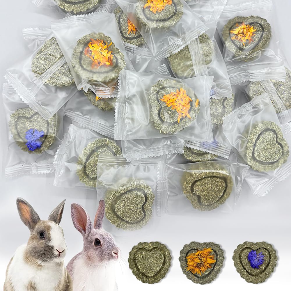 Eyksta 15 Palitos de Heno Timothy para Conejos, Cobayas, Hámsters, Chinchillas, Masticar Juguetes para Dientes Comida