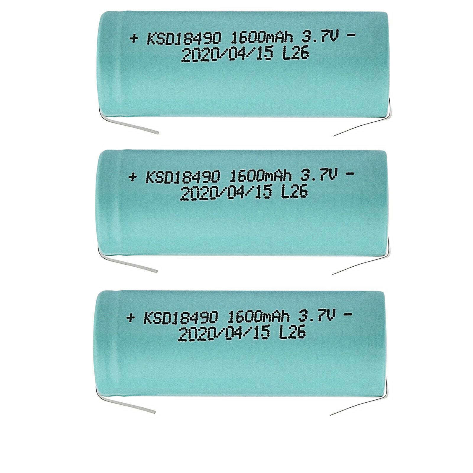 Kastar3 Pcs Li-ion Battery Replacement for Philip, Philishave, Norelco 8892XL, HQ8894, 8894XL, 8895XL, HQ9100, HQ9140, HQ9160, 9160XL, HQ9170, 9170XL, 9170XLCC, HQ9190, 9190XL, HQ9190CC, 9195XL