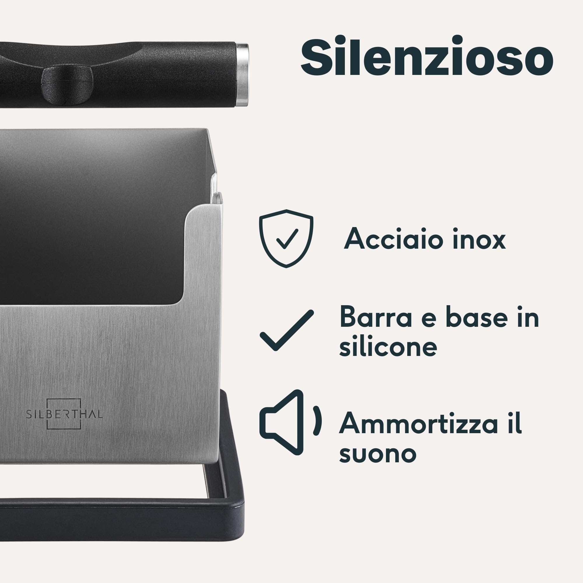 SILBERTHAL Knock box fondi caffe - Contenitore per bar e casa