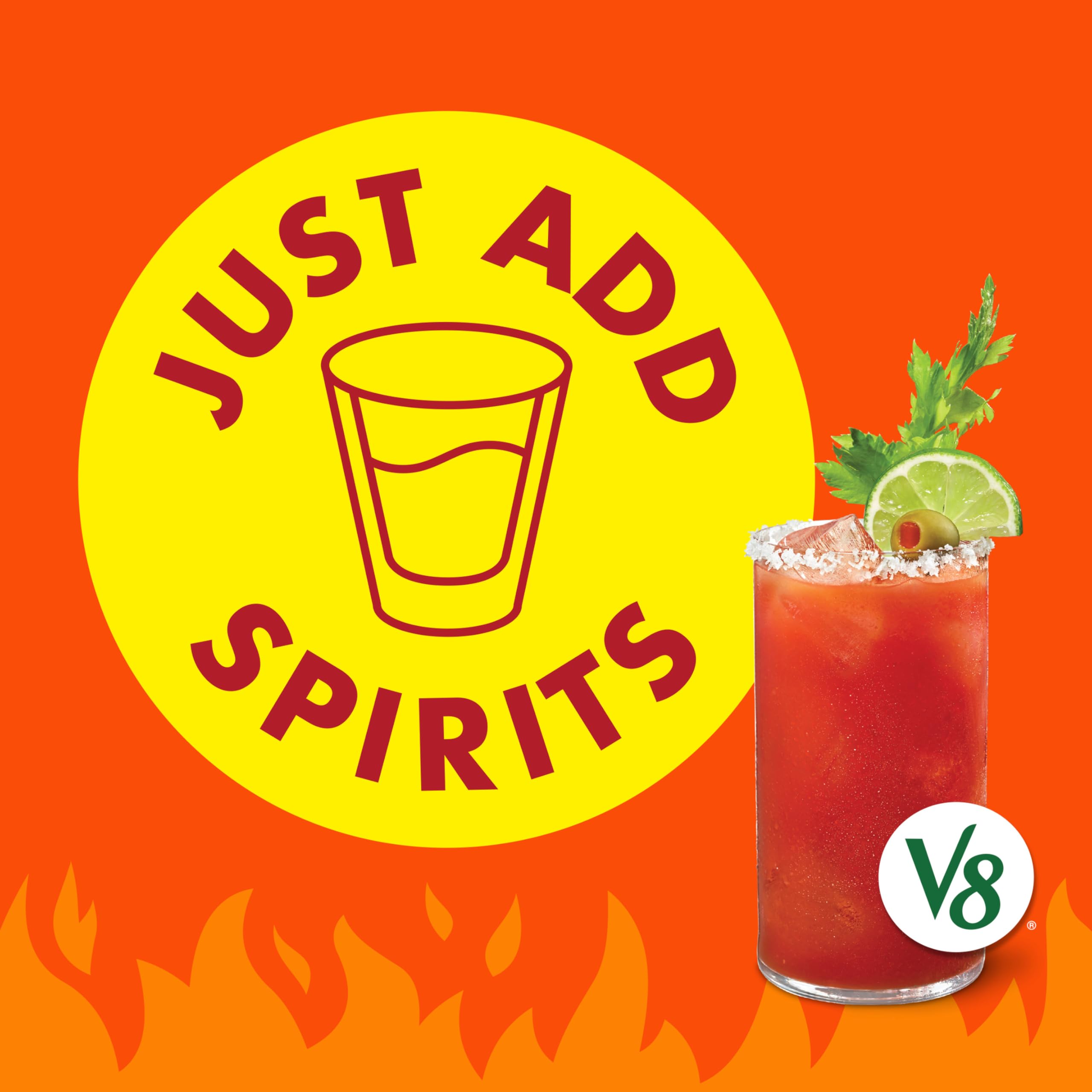 V8 Bloody Mary Spicy Mix, 236.6 ml Dose (6 Stück)