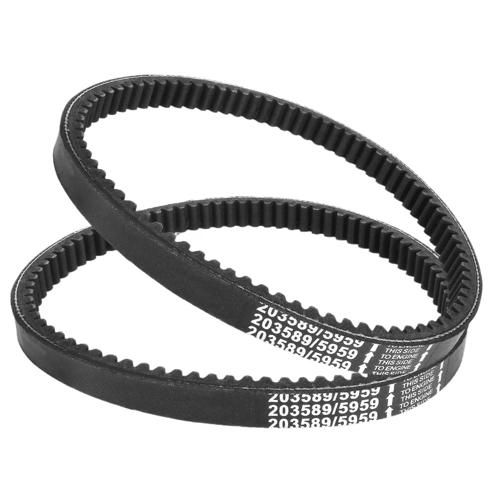 Cinghia di trasmissione da 2 pezzi compatibile con Manco 5959 Comet 203589 Hoffco 99470 TAV30 TAV2 Ken-Bar 300009 Carter 285B 286B Murray 12-8487 Rotary 8487