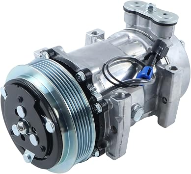 12V 7H15 A/C Compressor F69-6002-122 4040 4792 4425 Compatible with Kenworth T600 T800 W900 Truck