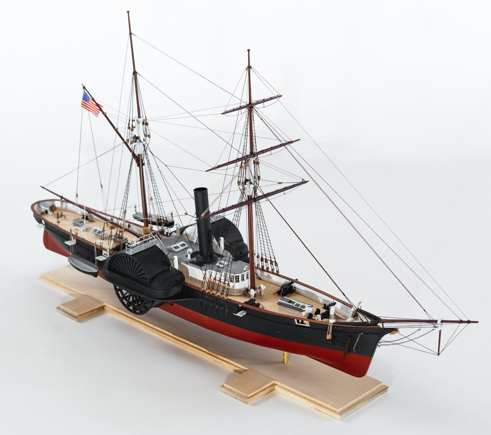 Model ExpoModel Shipways MS2270 - USCG HARRIET LANE Steam Paddle Cutter & Gunboat 1857 - 1:96 Scale - Wood and Metal Assembly Kit to Assemble