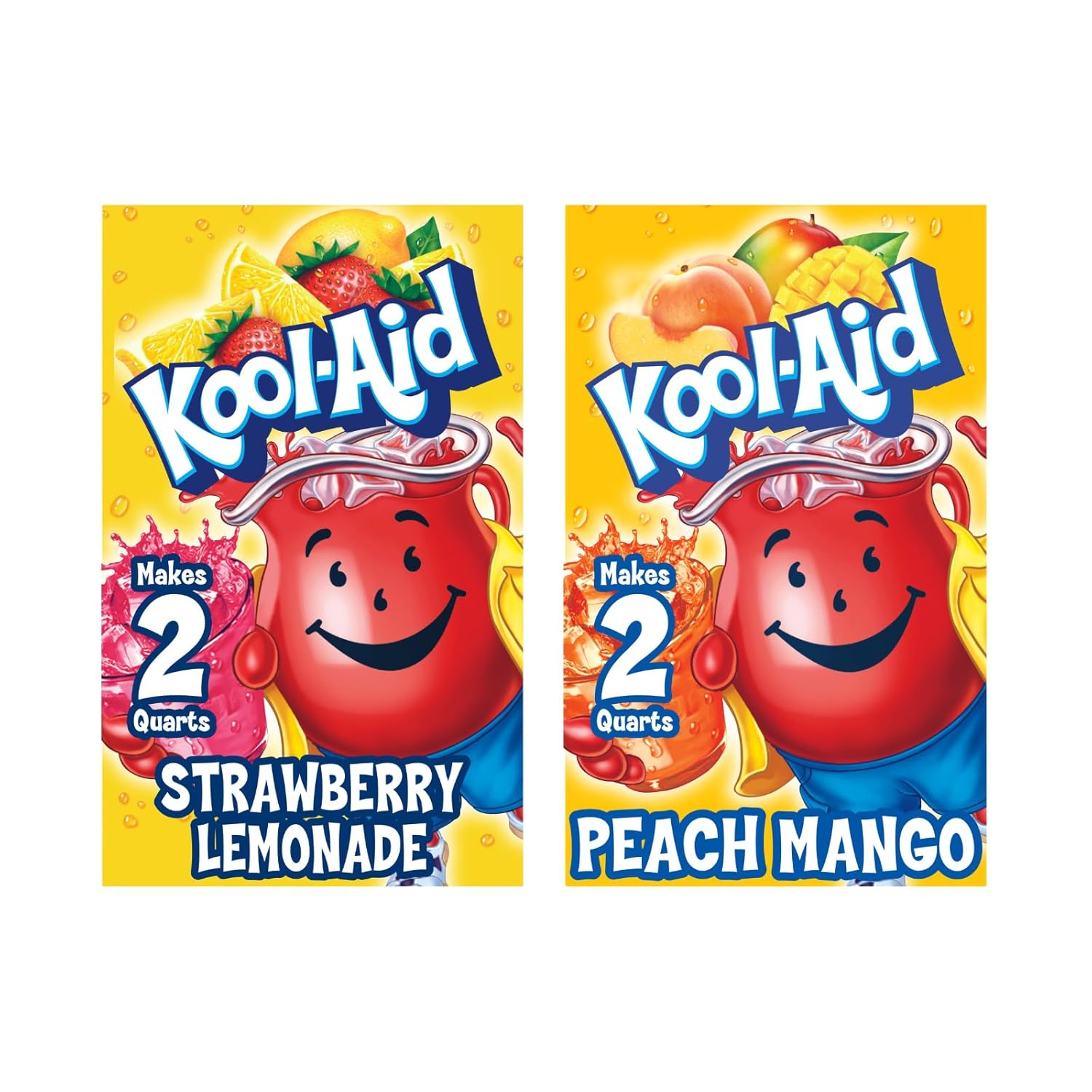 Kool-Aid Unsweetened Caffeine Free Strawberry Kiwi Zero Calories Powdered Drink Mix 192 Count Pitcher Packets