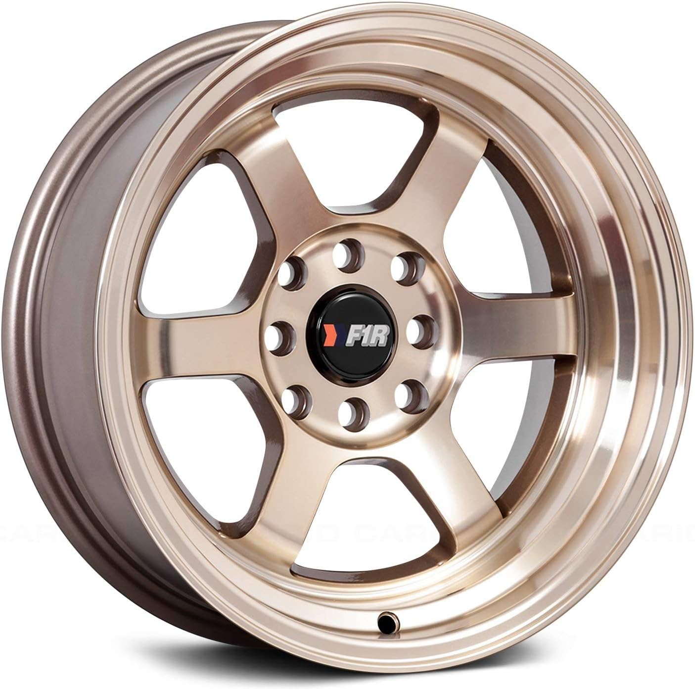 F1R F05 Machined Bronze Wheel Finish (15 x 8. inches /4 x 120 mm, 0 mm Offset)