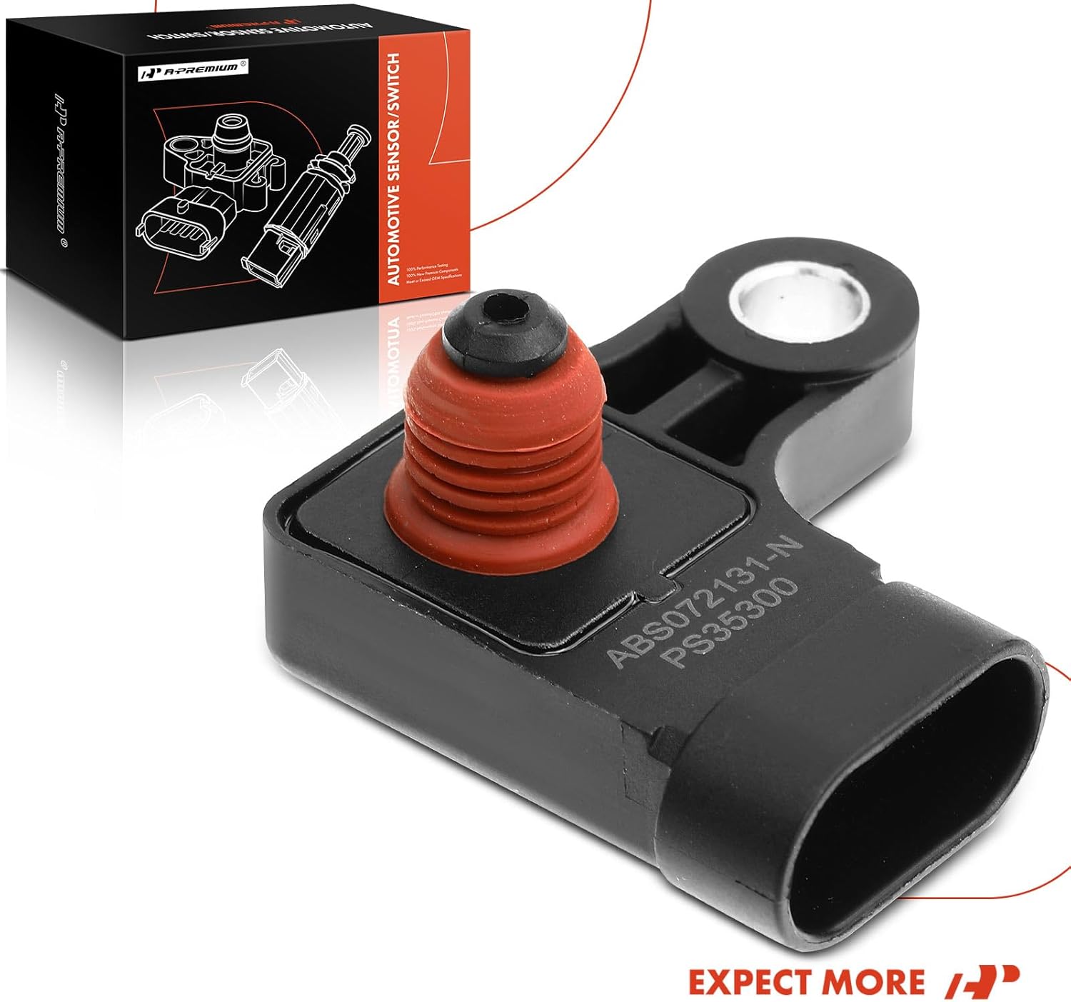 A-Premium Manifold Absolute Pressure Sensor Compatible with Suzuki Forenza 2004-2008 Reno 2005-2008 L4 2.0L DOHC Petrol