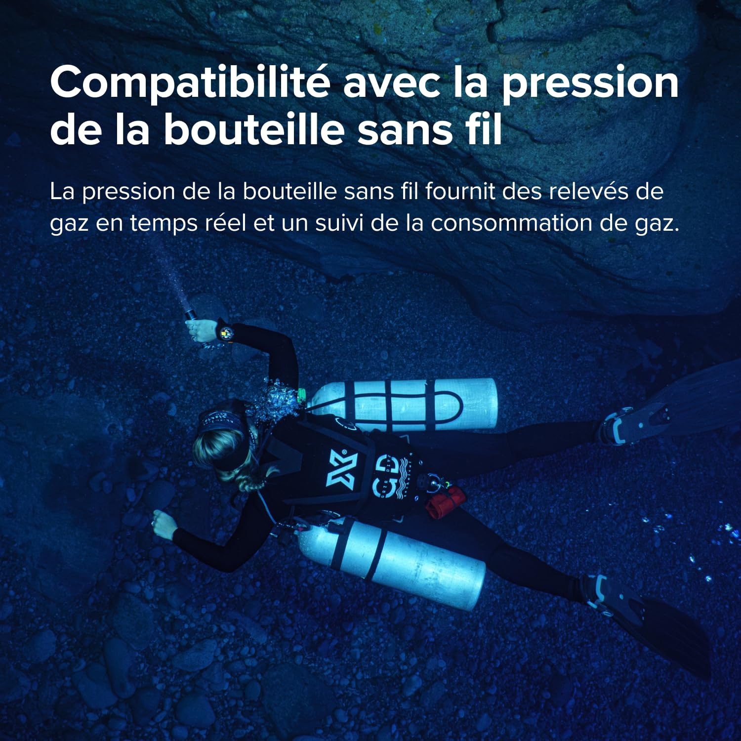 SUUNTO Nautic S Ordinateur de Plongée Montre GPS Écran AMOLED Analyse Gaz Sans Fil Autonomie 60h Plongée Étanche 80m Cartes Hors Ligne