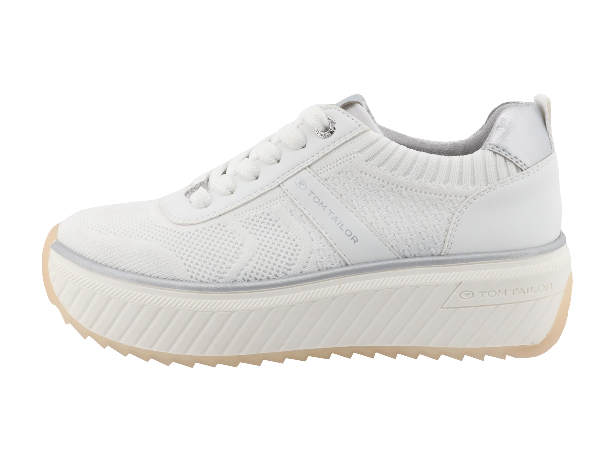 TOM TAILOR Women 9590370006 Sneaker, White, 9 UK