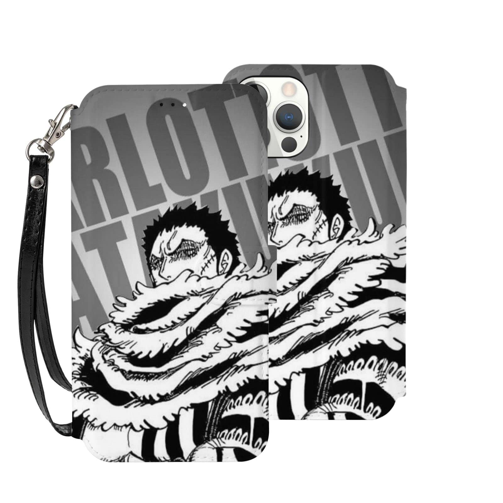【ONE PIECE】カタクリ＠手帳型スマホケース【iPhoneSE】 ONE PIECE】カタクリ＠手帳型スマホケース【iPhoneSE】の通販 by