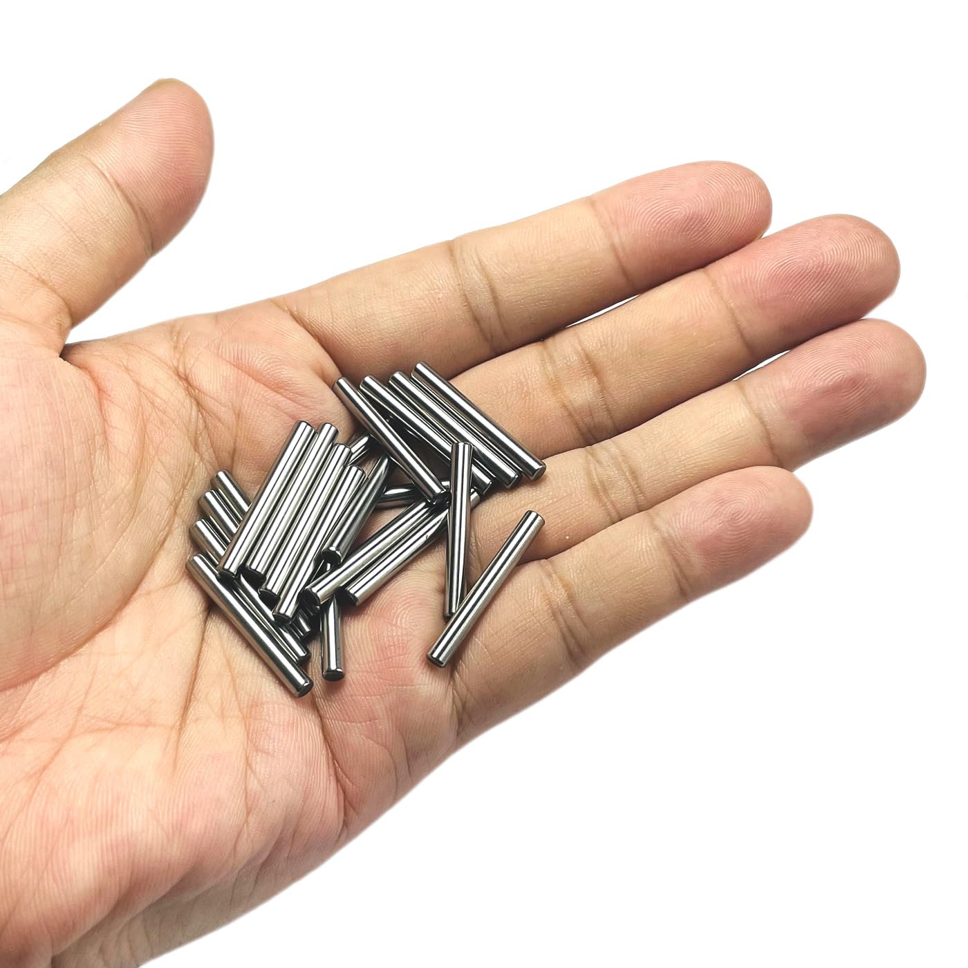 20PCS 1/8 X 1 Inch Metal Dowel Pins Shelf Pegs Alloy Steel Support