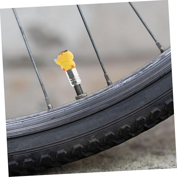 Kisangel 4pcs Tapas de Válvula para Bicicleta Luminosas miniatura 6