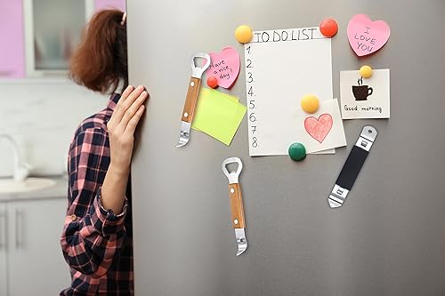 Miniatura 6 de Abrebotellas magnético de acero inoxidable con imán para acampar y viajar, 2 unidades