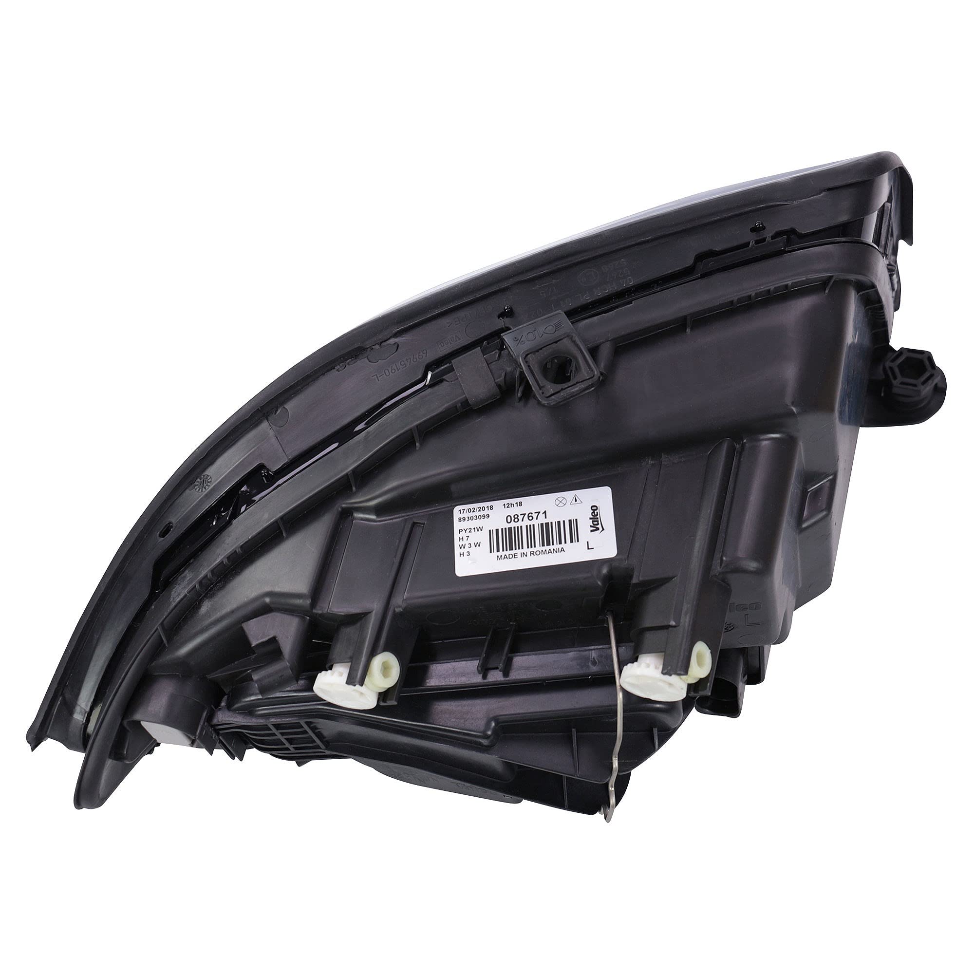 VALEO - 87671 - Światła drogowe, lewa lampa, reflektor halogenowy High Performance – Do pojazdu AUDI A2 06/2000 > 2005/08 - Przód – Lewa strona – Opakowanie 1 szt.