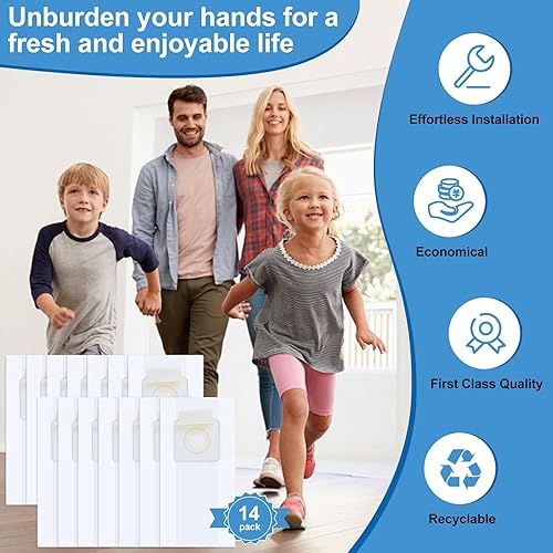 Miniatura 6 de Paquete de 14 bolsas de vacío estilo 7 para Bissell 7 Powerforce 32120 1739 1398 3525R 71Y7 Power Glide 3545 35452 para Cleanview 20191 20193