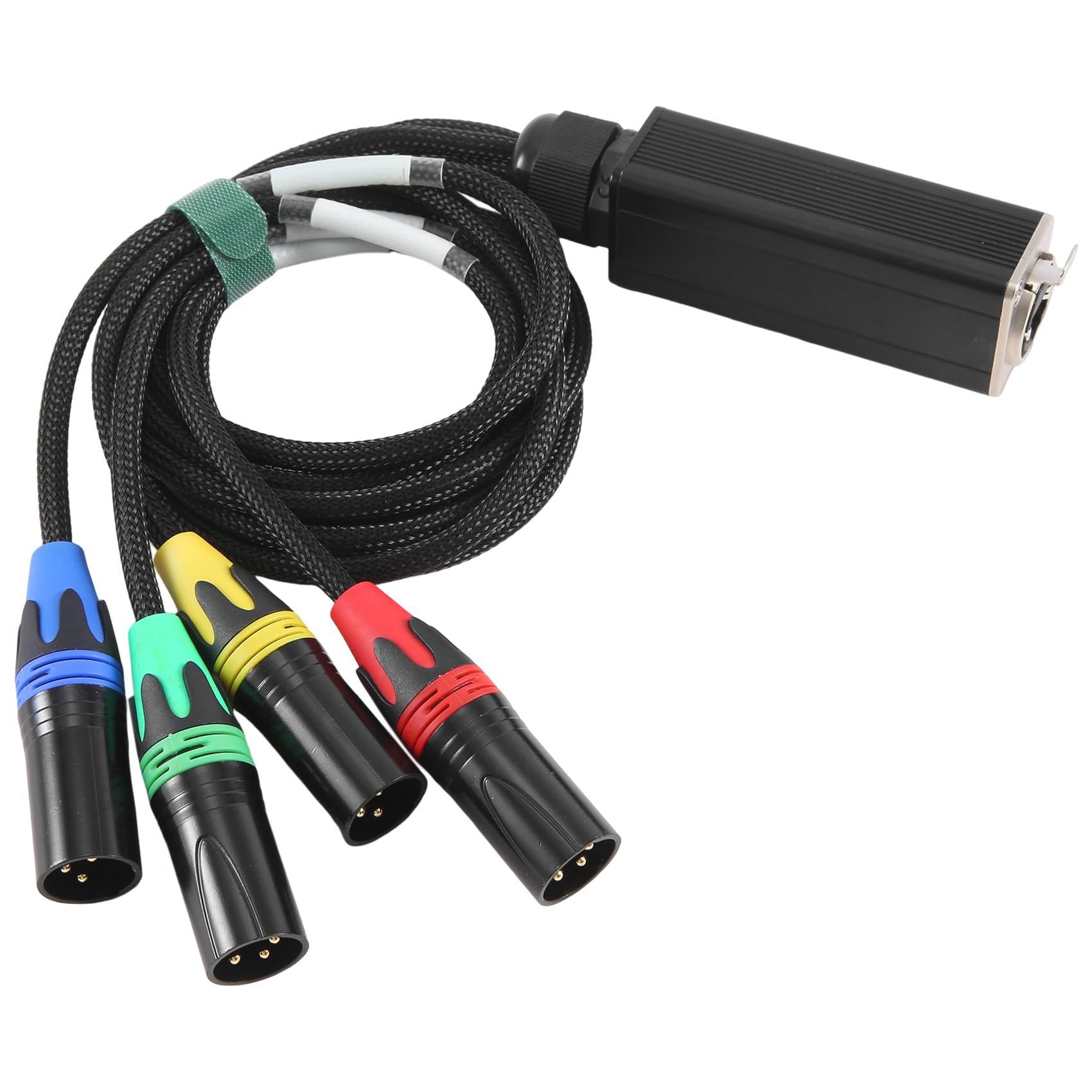 Amazon.co.jp: Svplcxeyp XLR 4 チャンネル 3 ピン ケーブル マルチ