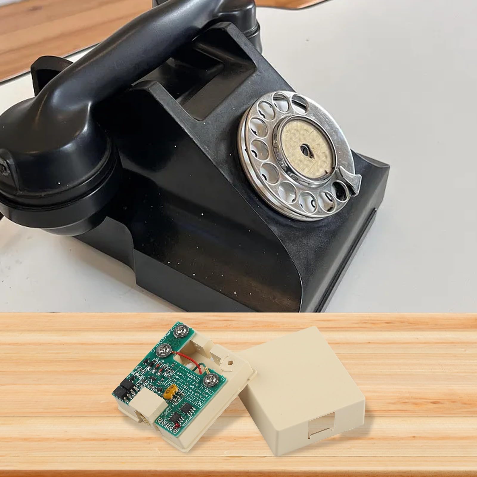 Rotary Phone Pulse Signal to Dual Tone Multi Frequency Converter Module for Use with Modern Switches