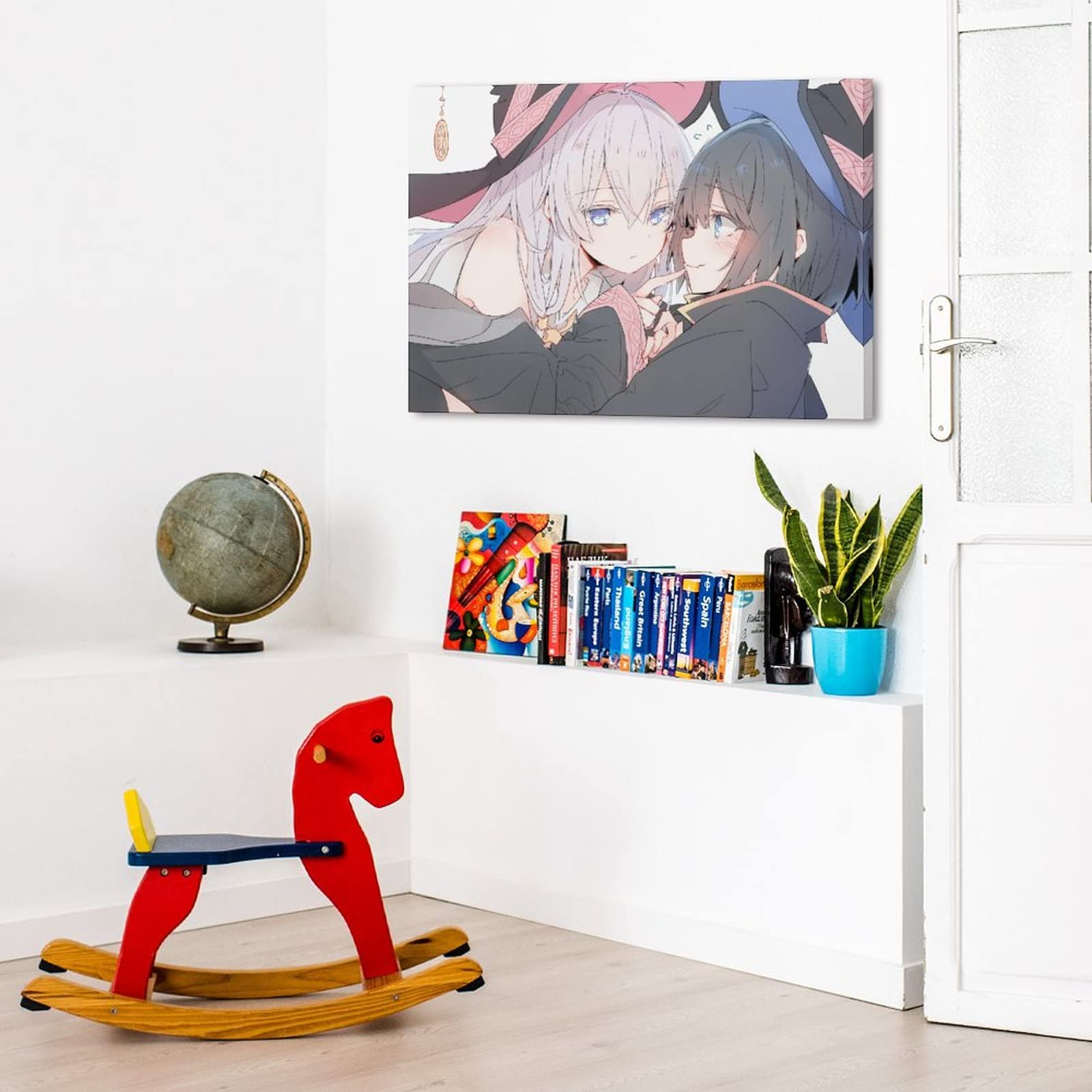 Amazon.co.jp: アートパネル 油絵 ポスター 魔女の旅々 サヤ イレイナ