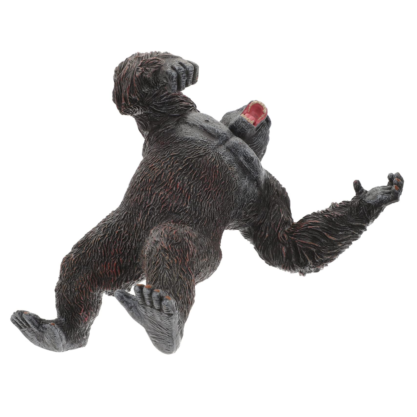 Figura de Juguete de Animales Salvajes de Plástico Forma Realista de Negro para Decoración del Hogar y Uso Educativo en Fiestas o Habitaciones