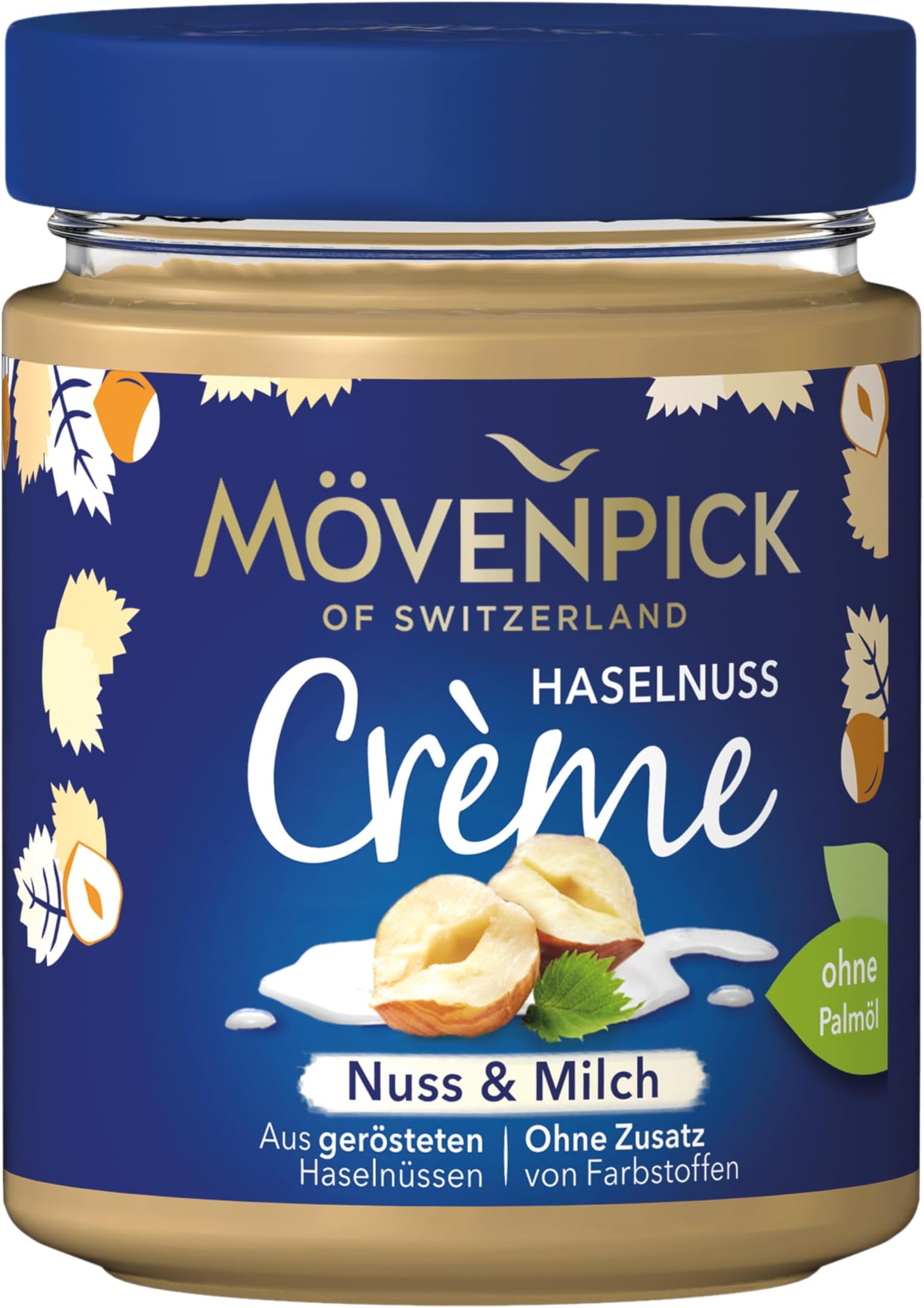 Mรถvenpick Hazelnut Crรจme Nuss & Milch 300g - Nougat Cream with Milk