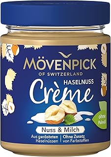 Mövenpick Haselnuss Crème Nuss & Milch, Premium Nuss-Brotaufstrich, 300g