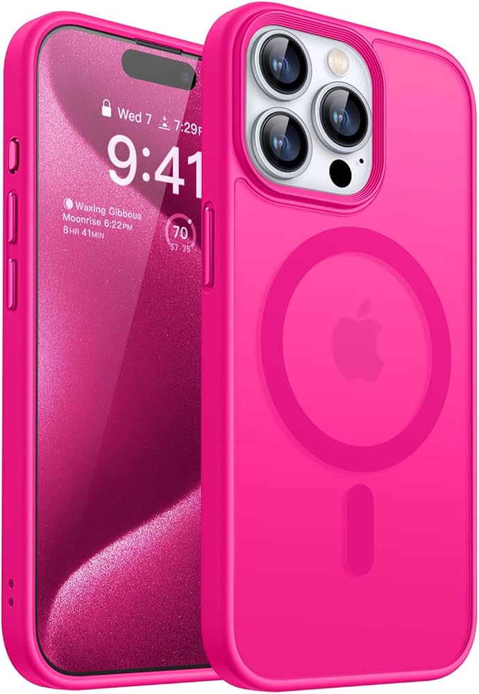 Apple iPhone 15 Pro Max 256GB ケース Amazon.com: Tigowos for iPhone 15 Pro Max case Fits MagSafe 10FT