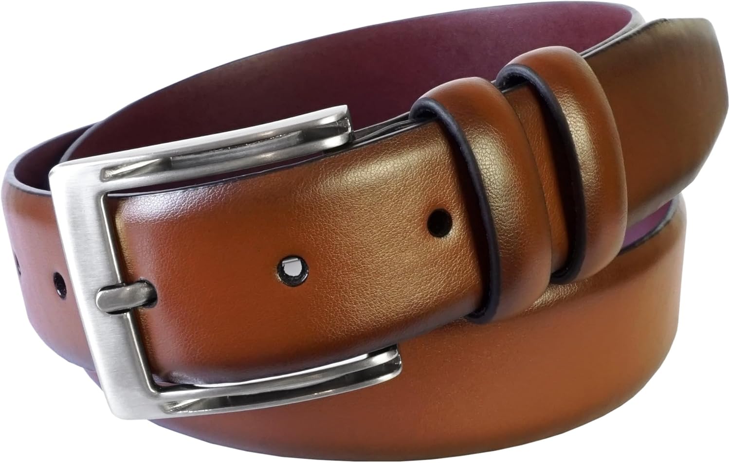 Stacy Adam's Leather Dress Belt for Dickinson Oxford, Suits, Pants, Classic, Formal, Business, Work