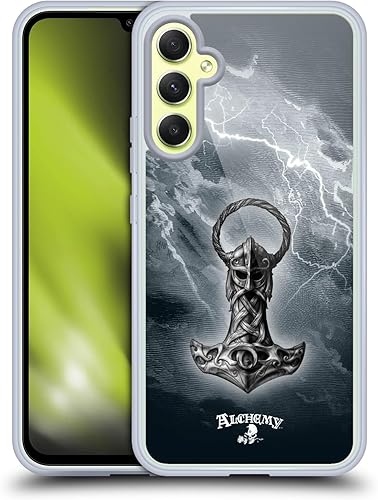 Head Case Designs Officially Licensed Alchemy Gothic Mjolnir Hammer Illustration Gel Case Military Grade Protection Compatible with Samsung Galaxy