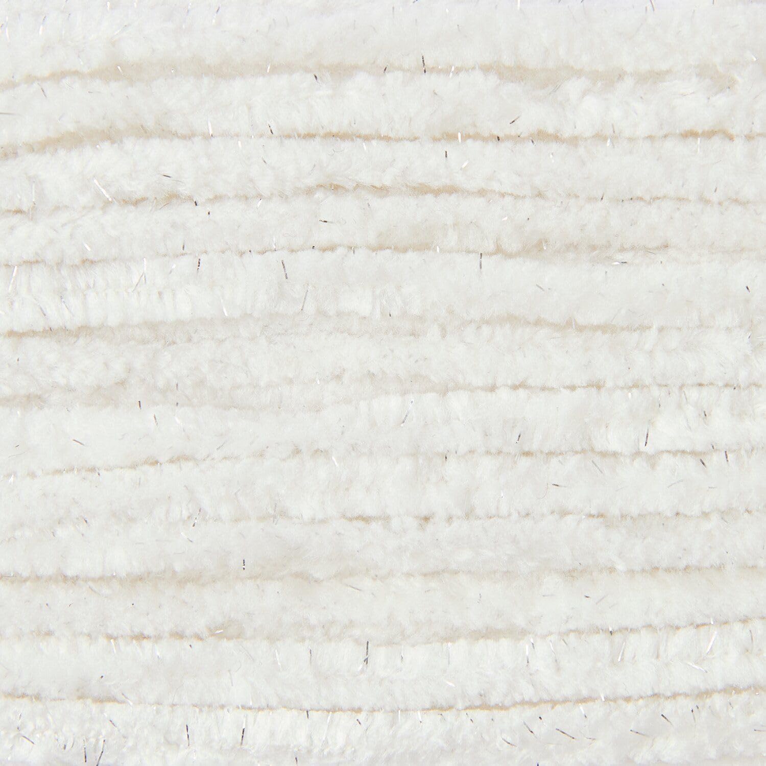 Rico Design 5 x 100g CREATIVE CHENILLOVE SPARKLE CREME Premium Wolle kuschelweich mit Glitzerakzenten für festliche Projekte und gemütliche Dekoideen mit mySearose Label