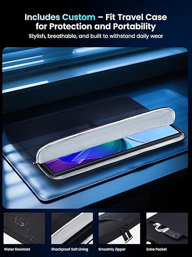 Miniatura 7 de UPERFECT Monitor portátil de 18.5 pulgadas 120HZ pantalla táctil 100% sRGB con VESA y soporte 180 ajustable ultra delgado y ligero sin marco FHD