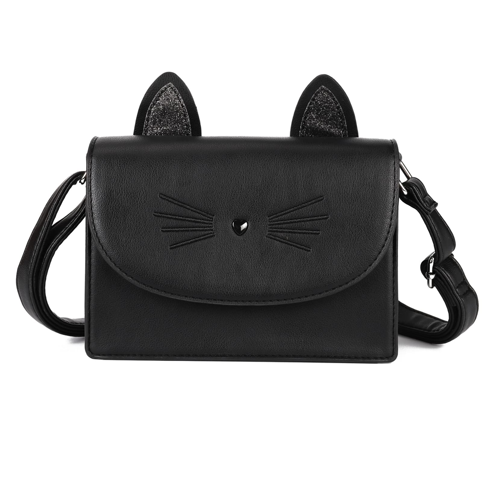 AFKOMST lindo bolso femenino, pequeña bolsa de hombro y bolso de mano, regalo del gato de los niños…
