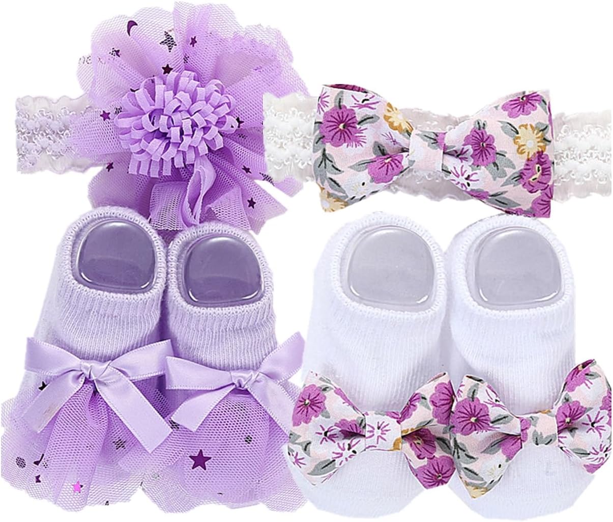 TatuDoll 4 Pcs Reborn Newborn Baby Girl Doll Accessories