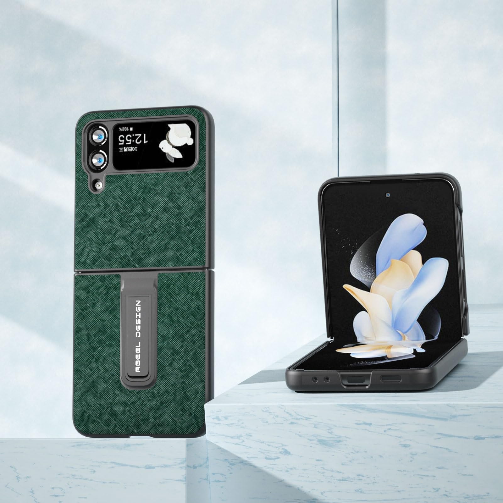 Coque Samsung Z Flip 4 vert tendance l'accessoire mode incontournable - 5