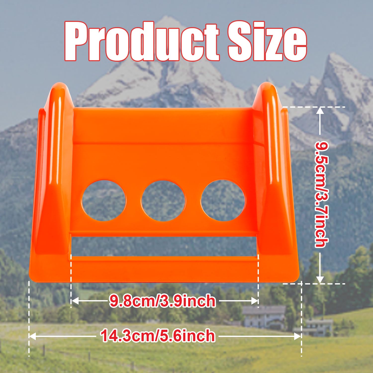 Confezione da 24 protezioni per bordi piatti da 10,2 cm, protezioni angolari in plastica resistente per carichi di rimorchi a pianale, compatibili con cinghie a cricchetto e verricelli da 10 cm