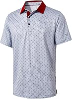 MAELREG Men's Dry Fit Golf Polo Shirts - Moisture Wicking, 4-Way Stretch, UPF 30+ Short Sleeve Performance Polos
