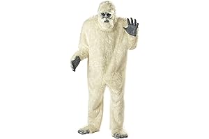 Men's Plus-Size Full Fur Abominable Snowman Suit