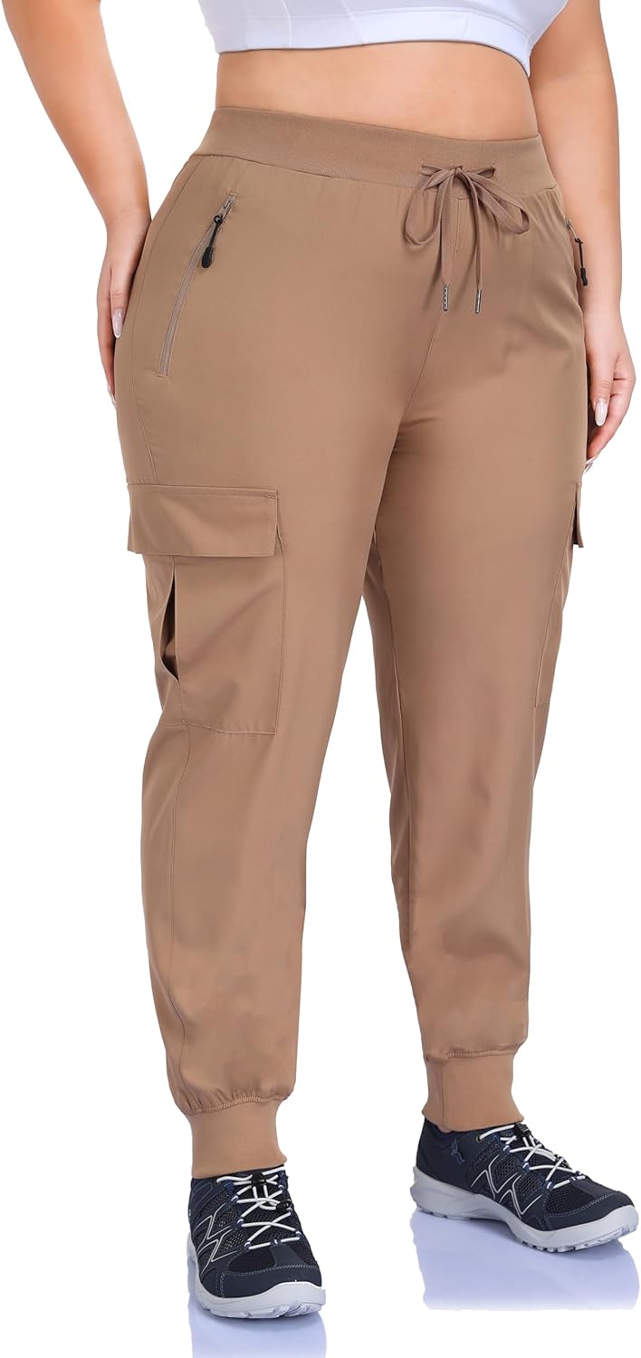 ZERDOCEAN Women's Plus Size Hiking Pants Lightweight Quick Dry Cargo Joggers Athletic Pants - Image 3