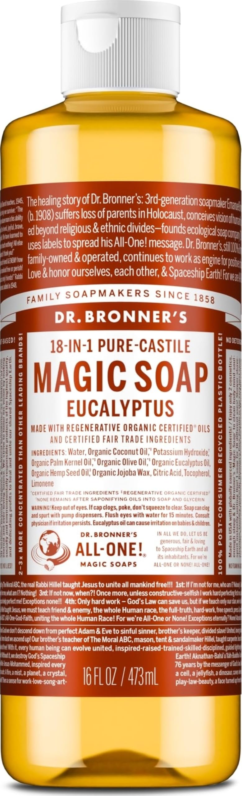 Dr. Bronner Eucalyptus Sapone